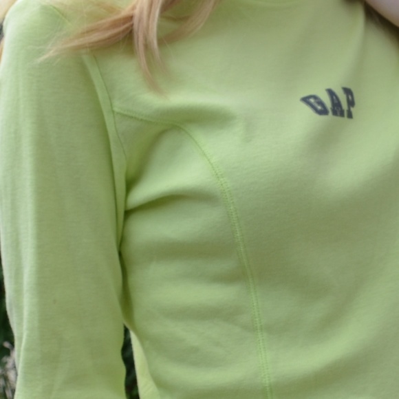 Y2K Bright Green Gap Long Sleeve - Picture 4 of 4